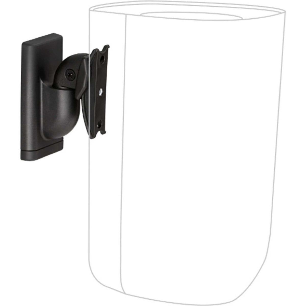 Sanus WSWMU2-B2 Speaker Wall Mounts for Bookshelf Speakers up to 4.5kg - Pair