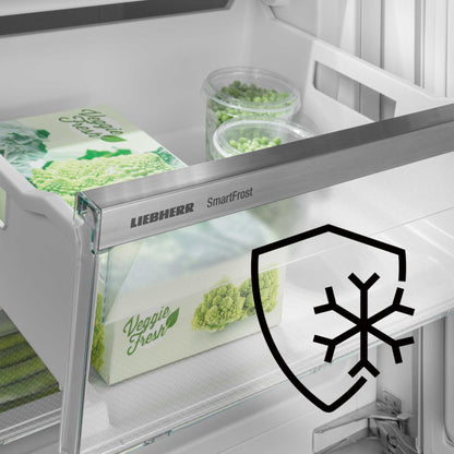 Liebherr Fridge Freezer 70/30 SmartFrost - Silver - CUele 2831