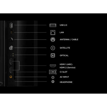 TCL V5D-UK 40" Full HD HDR QLED Freely Smart TV - 40V5DUK