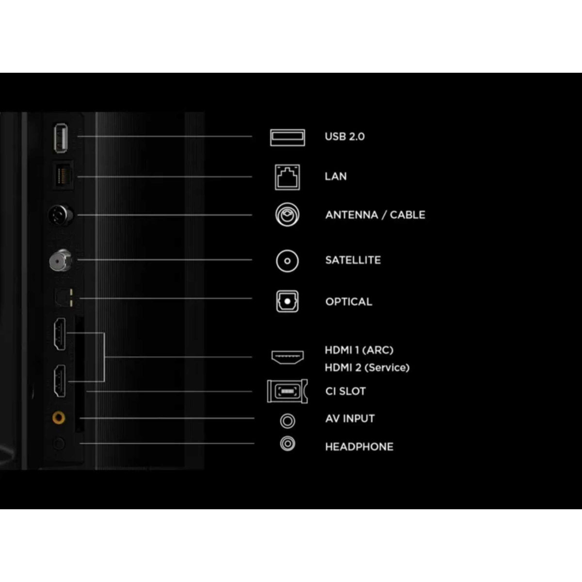TCL V5D-UK 43" Full HD HDR QLED Freely Smart TV - 43V5DUK