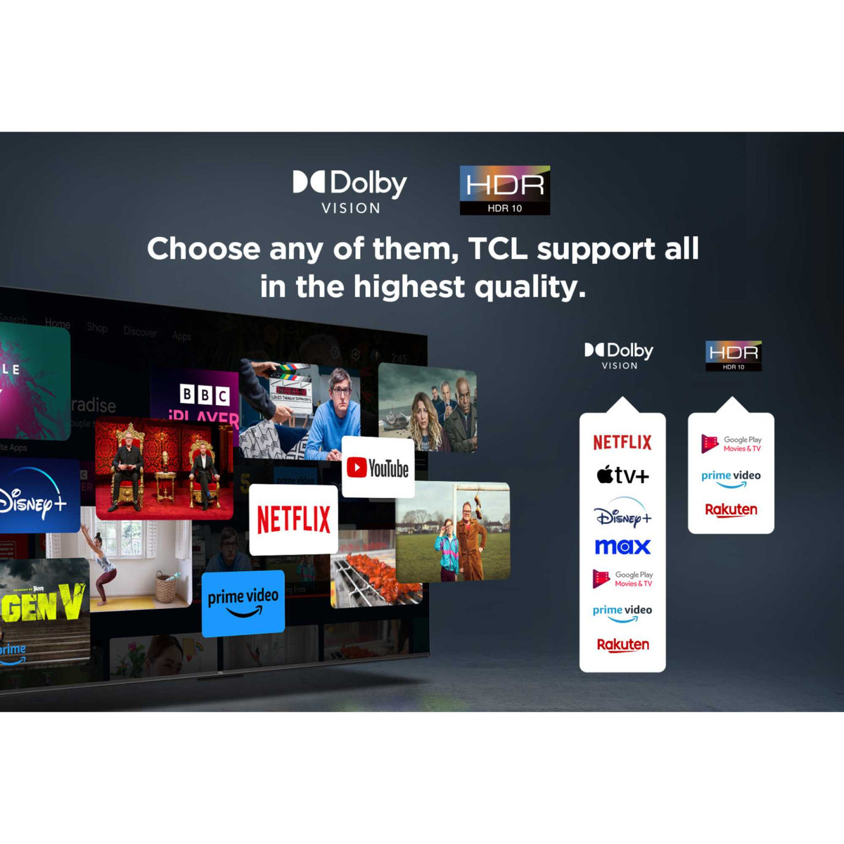 TCL PF650K 50" 4K HDR PRO Smart Fire TV with Freely - 50PF650K