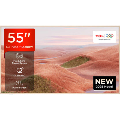TCL A300W 55" 4K Ultra HD QLED Canvas/Frame Lifestyle TV - 55A300W