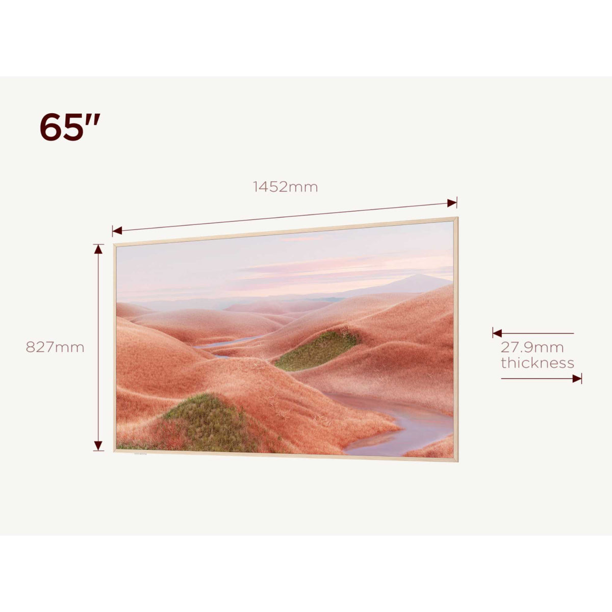 TCL A300W 65" 4K Ultra HD QLED Canvas/Frame Lifestyle TV - 65A300W