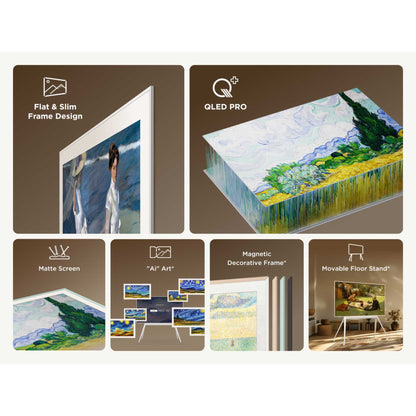 TCL A300W 75" 4K Ultra HD QLED Canvas Lifestyle TV - 75A300W