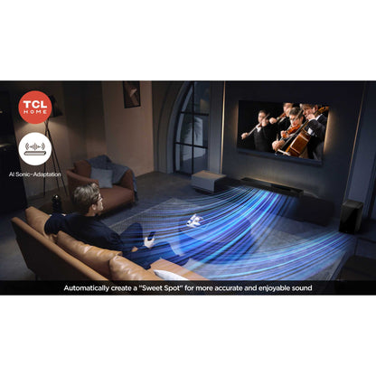 TCL Q75HK 5.1.2 Channel Wireless Soundbar with Dolby Atmos & DTS:X
