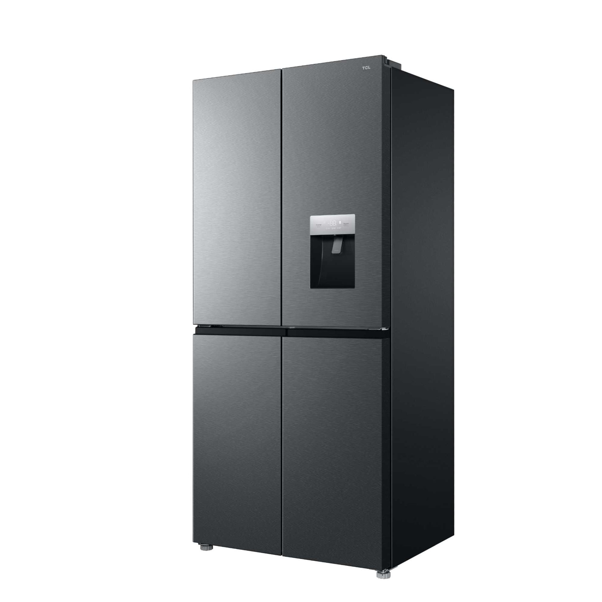 TCL American Style Fridge Freezer 50/50 Total No Frost - Quartz Grey - RP466CXE1UK