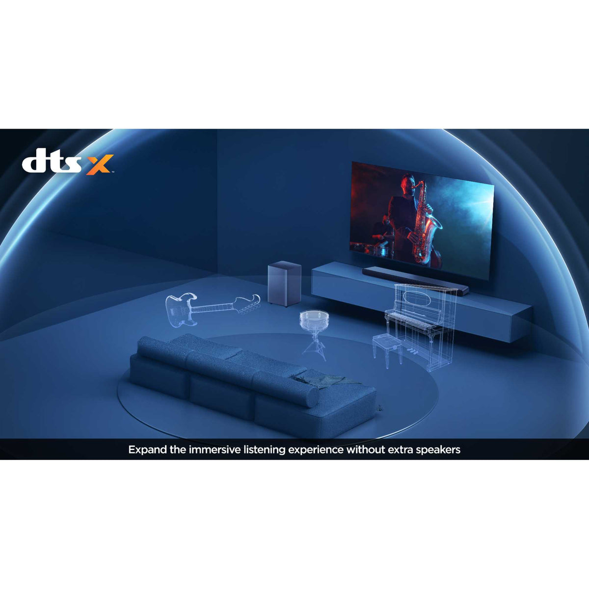TCL S55HK 2.1 Channel Wireless Soundbar with Dolby Atmos & DTS Virtual:X