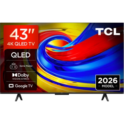 TCL P7L 43" 4K Smart QLED Google AI TV - 43P7L-UK