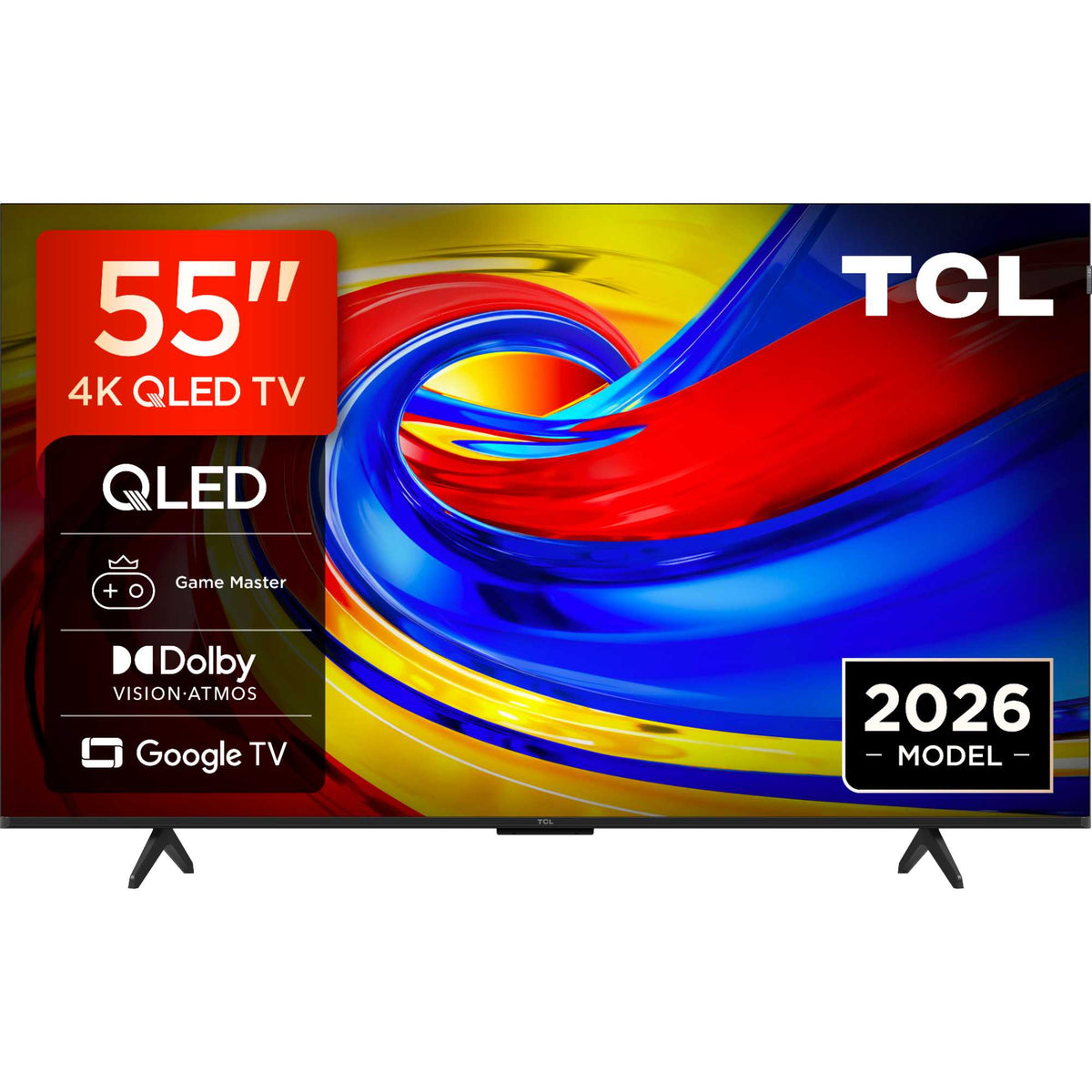 TCL P7L 55" 4K Smart QLED Google AI TV - 55P7L-UK