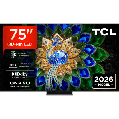 TCL A400U 75" 4K Ultra HD QD-Mini LED HDR Smart TV - 75A400U-UK