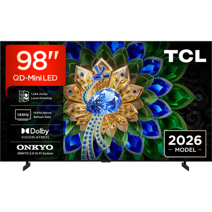 TCL A400U 98" 4K Ultra HD QD-Mini LED HDR Smart TV - 98A400U-UK