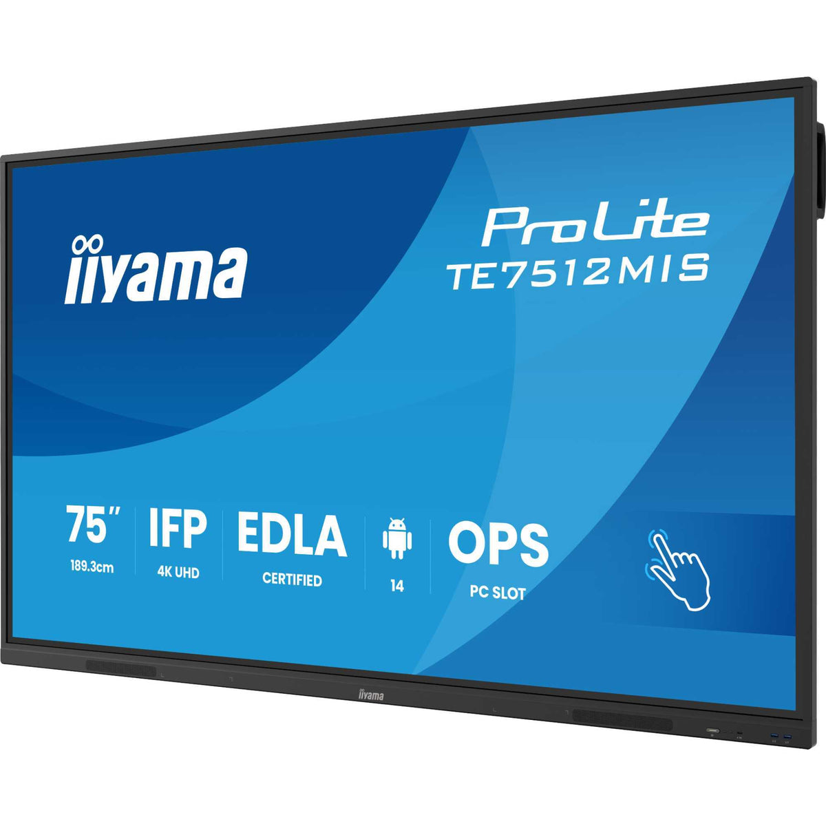 iiyama 75" Touchscreen PC with Android TE7512MIS-B4AG