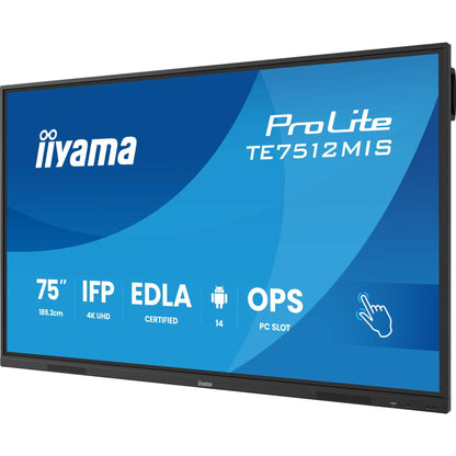 iiyama 75" Touchscreen PC with Android TE7512MIS-B4AG