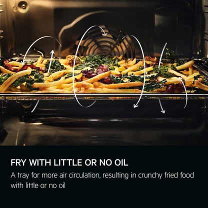 AEG TE7PB731AB 7000 MealAssist Pyrolytic Self Clean 71l Built-in Oven - Black