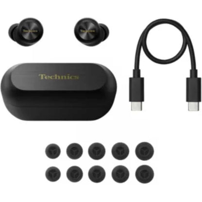 Technics EAH-AZ100-EK AZ100 True Wireless Earbuds with Magnetic Fluid Driver - Black