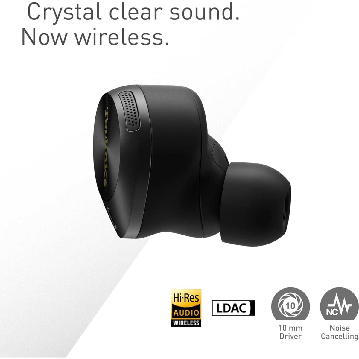 Technics EAHAZ80EK Wireless Earbuds with Noise Cancelling