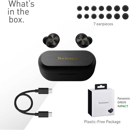 Technics EAHAZ80EK Wireless Earbuds with Noise Cancelling