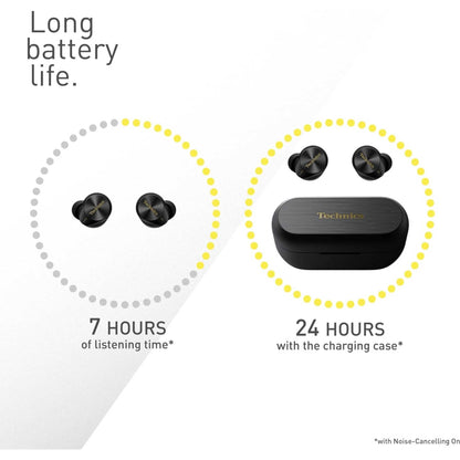 Technics EAHAZ80EK Wireless Earbuds with Noise Cancelling
