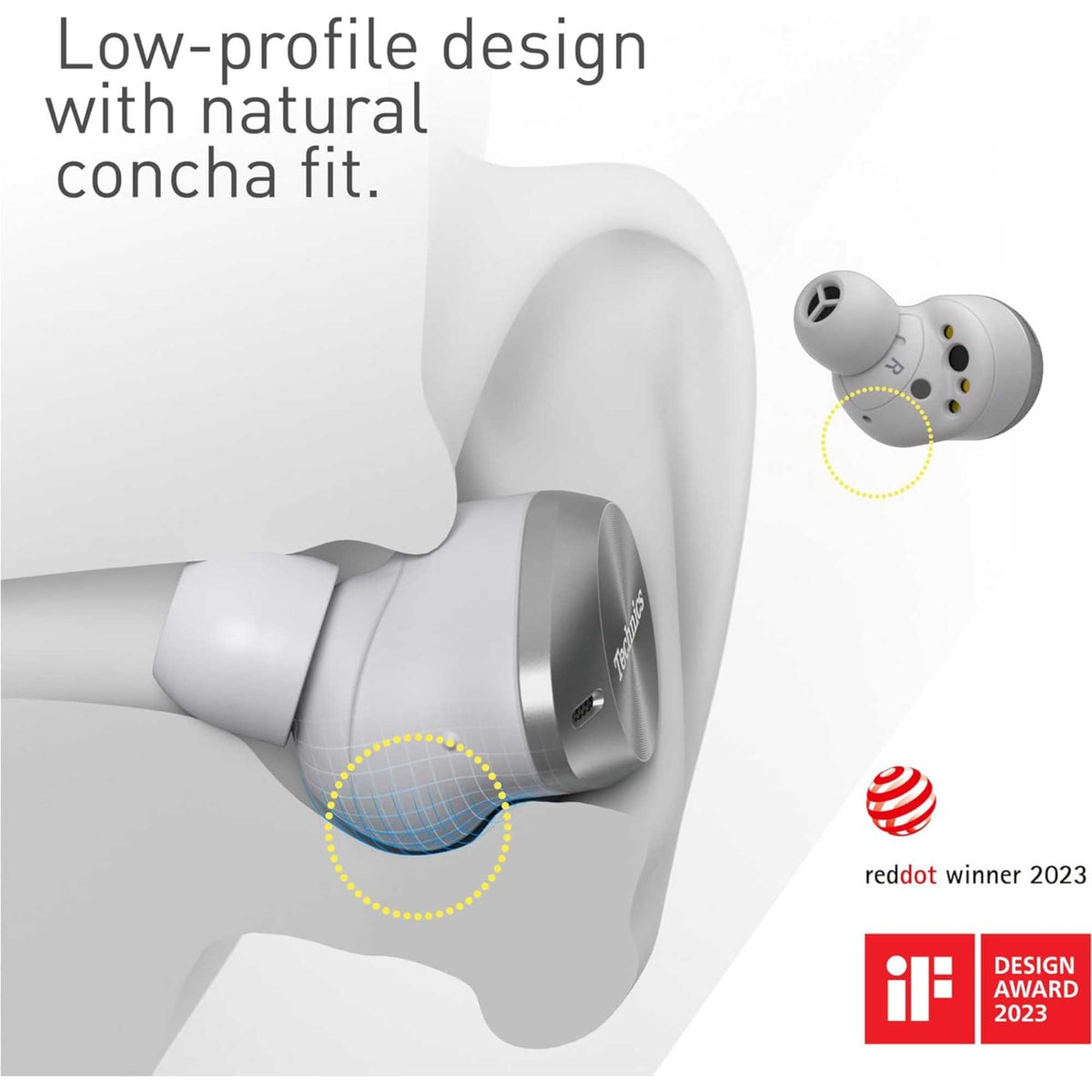 Technics EAHAZ80ES Wireless Earbuds with Noise Cancelling