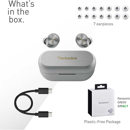 Technics EAHAZ80ES Wireless Earbuds with Noise Cancelling
