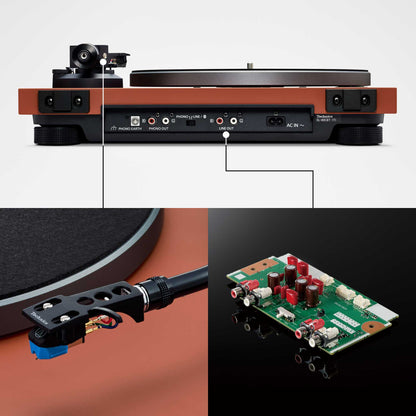 Technics SL-40CBTBT Direct Drive Turntable System with Bluetooth - Terracotta