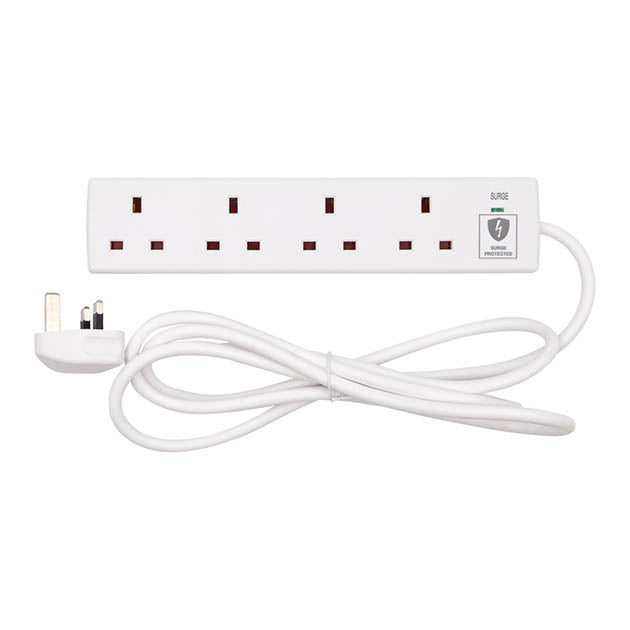 4 GANG 2M SURGE PROTECTED EXT LEAD