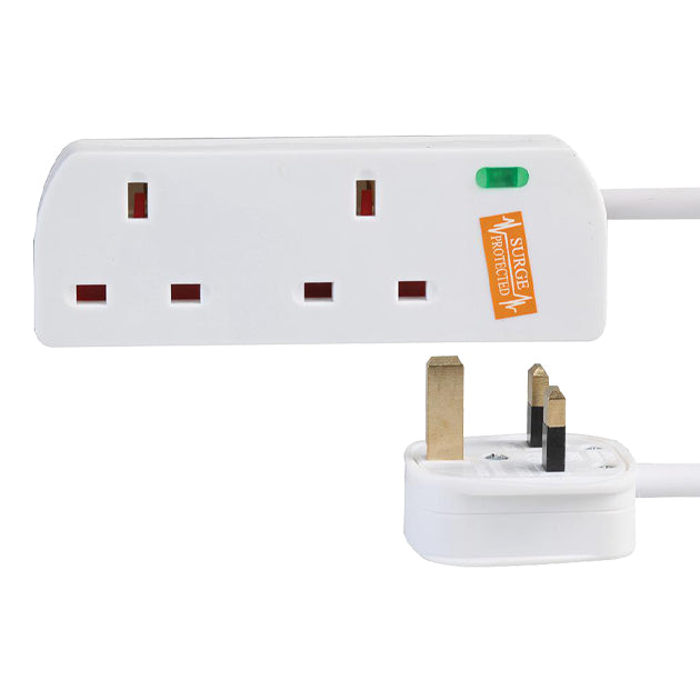 2 GANG 5M SURGE PROTECTED EXTENSION LEAD