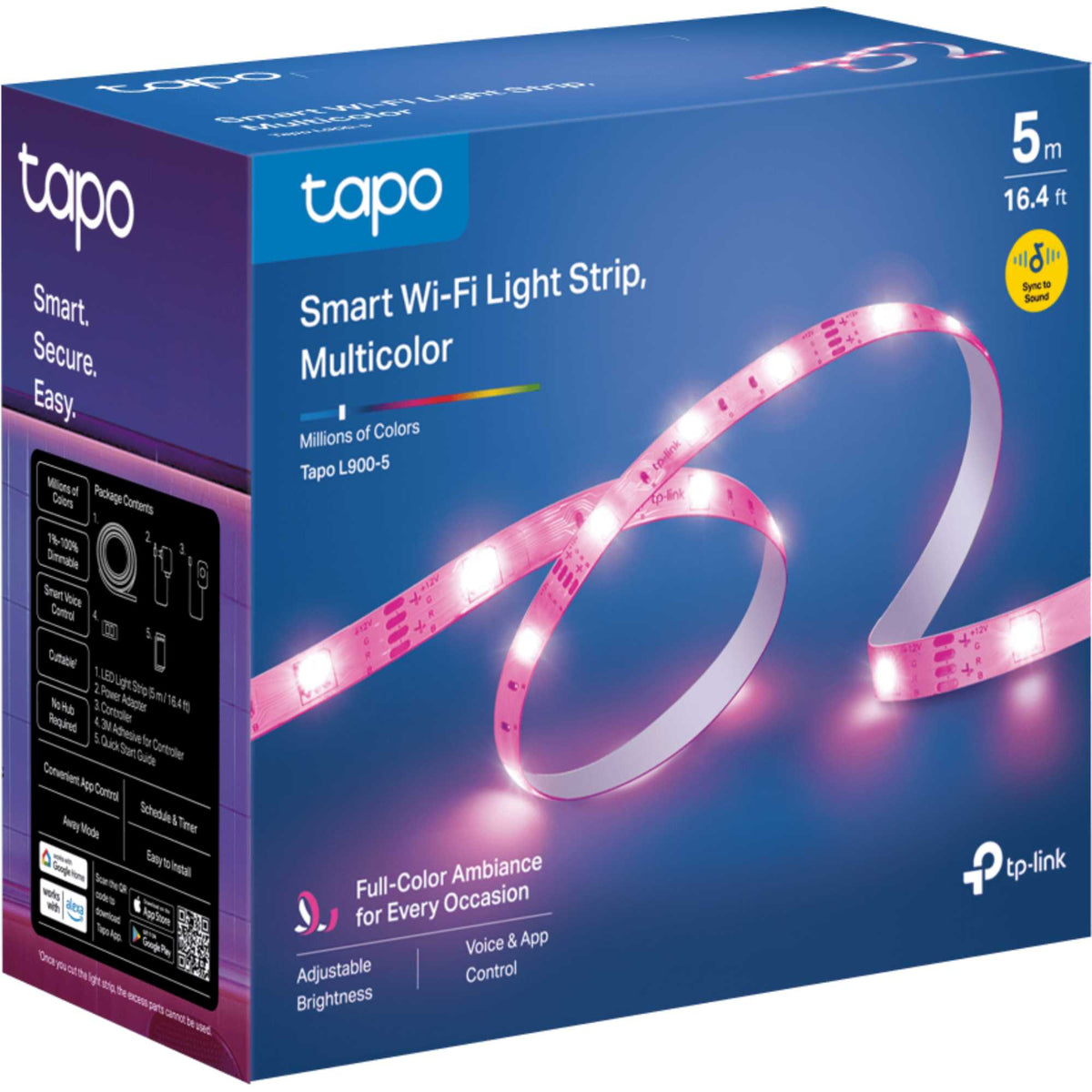 TP-Link Tapo L900 Multicolour Smart Light Strip 5 Meters