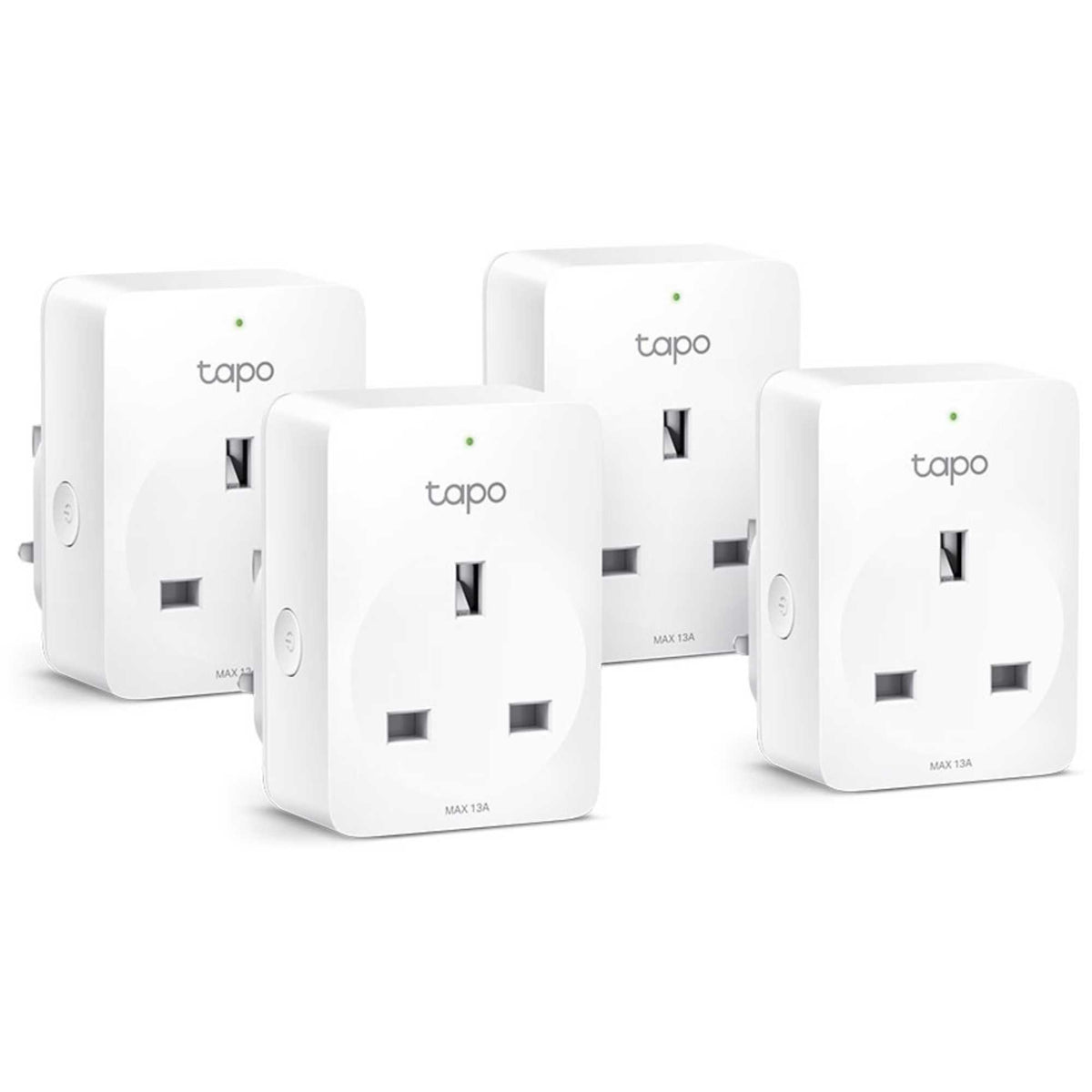TP-Link Tapo P110 Mini Smart Wi-Fi Socket with Energy Monitoring - 4 Pack