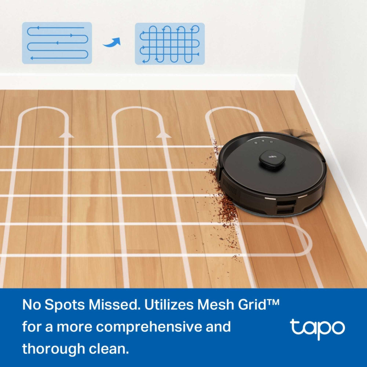 TP-Link Tapo 5300Pa Hyper Suction Robot Vacuum - RV30MAXPLUS