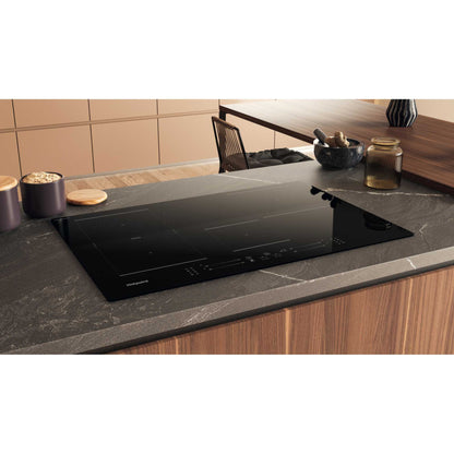 Hotpoint TS 6477C CPNE 77cm CleanProtec 4 Zone Induction Hob - Black
