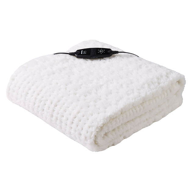 INDULGENCE PLUSH FITTED DOUBLE HEATED MATTRESS COV
