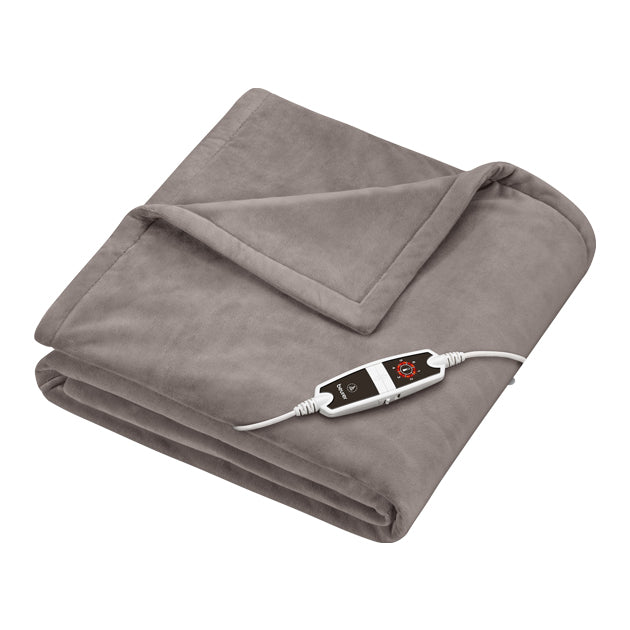 XL HEATED BLANKET TAUPE 200 X 150 MM