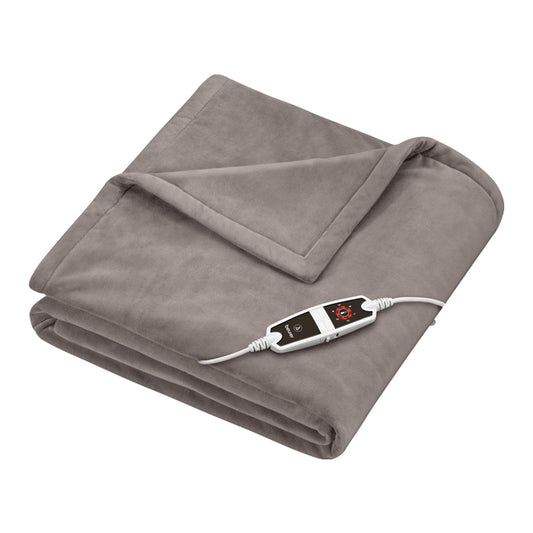 XL HEATED BLANKET TAUPE 200 X 150 MM