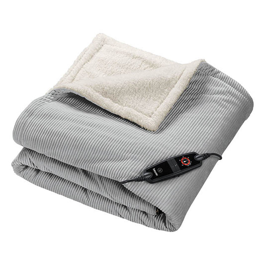 GREEN PLANET COSY CORDED 180X130CM HEATED THROW GR