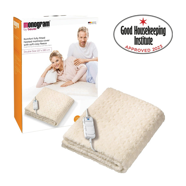 (DNO) KOMFORT FITTED DOUBLE HEATED MATTRESS COVER