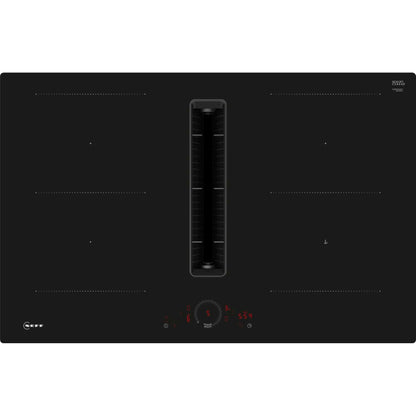NEFF V58NHQ4LO N70 80cm 4 Burner Hob with Integrated Ventilation - Black