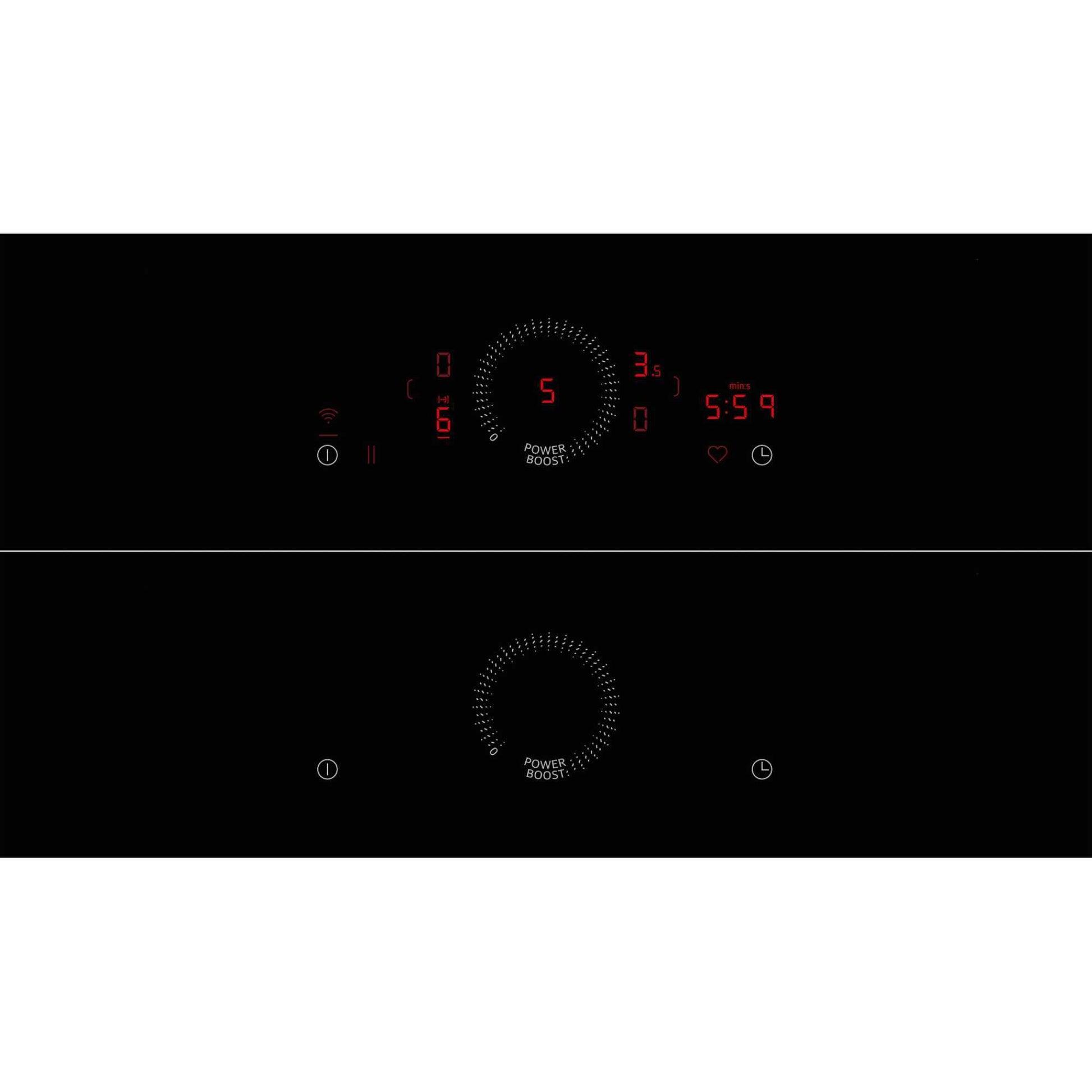 NEFF V58NHQ4LO N70 80cm 4 Burner Hob with Integrated Ventilation - Black