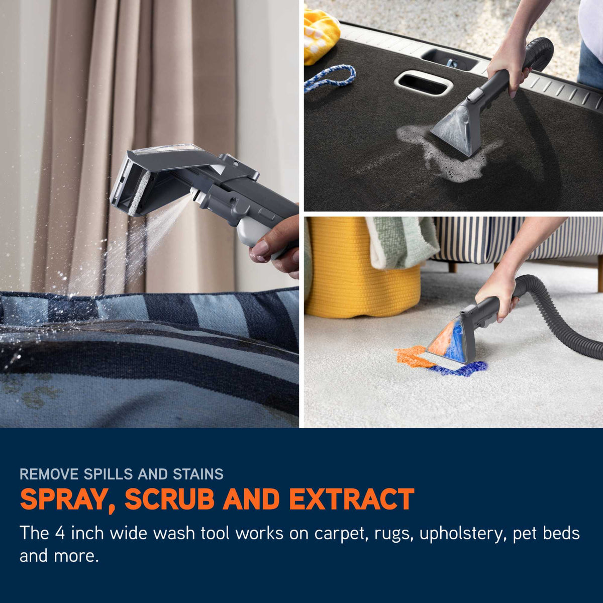 VAX CDSW-MCXS Spotwash Mini Spot Cleaner Handheld - Grey/Red