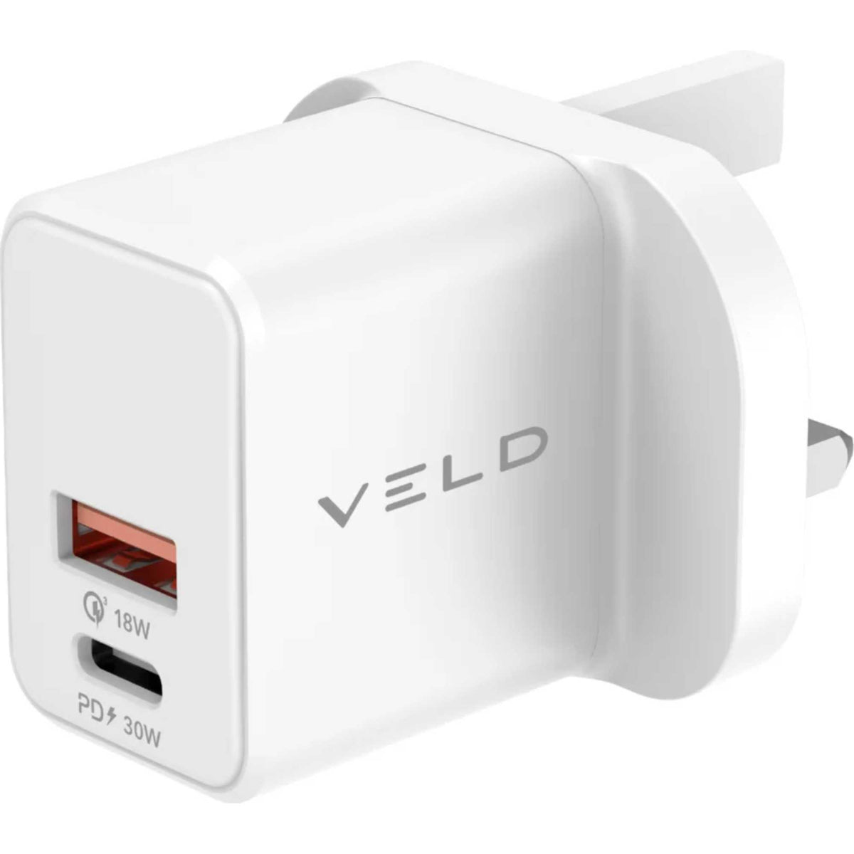 VELD VH30DW 30W Super-Fast 2 Port GaN Wall Charger