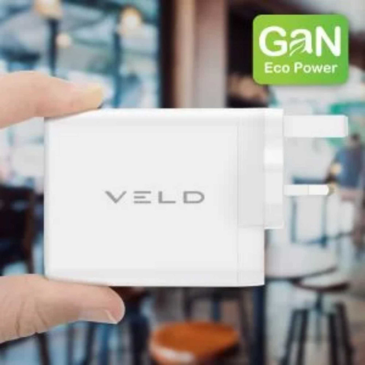 VELD VHG100JW Super-Fast 3 Port 100W USB Charger