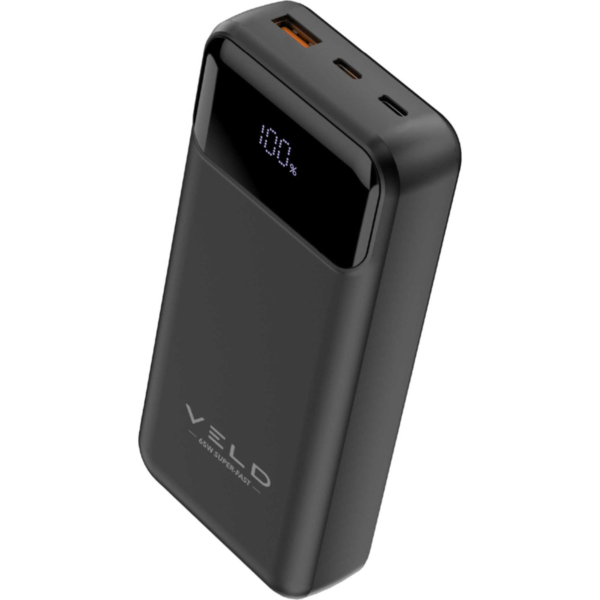 VELD VPB2065B 20,000 mAh 65W Power Bank - Black