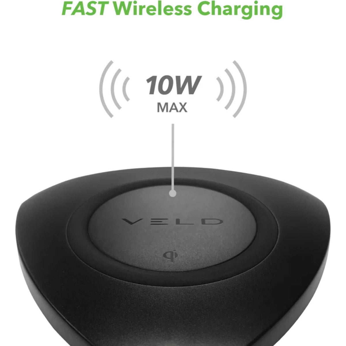 VELD VW10YB 10W Qi Fast Wireless Charging Pad iPhone/Android