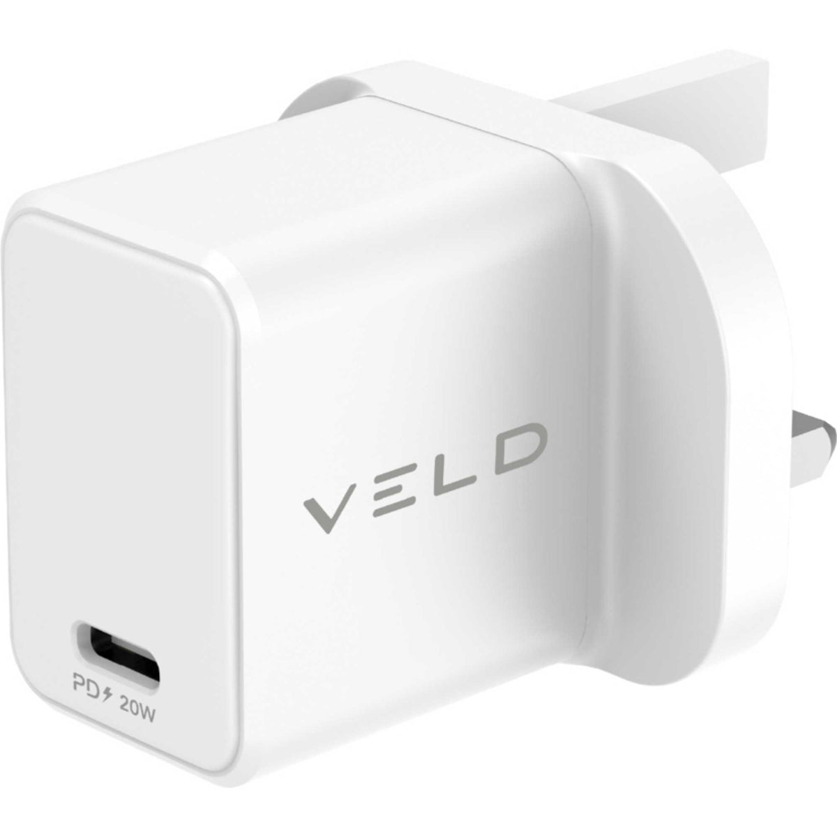 VELD VH20BW 20W Super-Fast USB-C Wall Charger