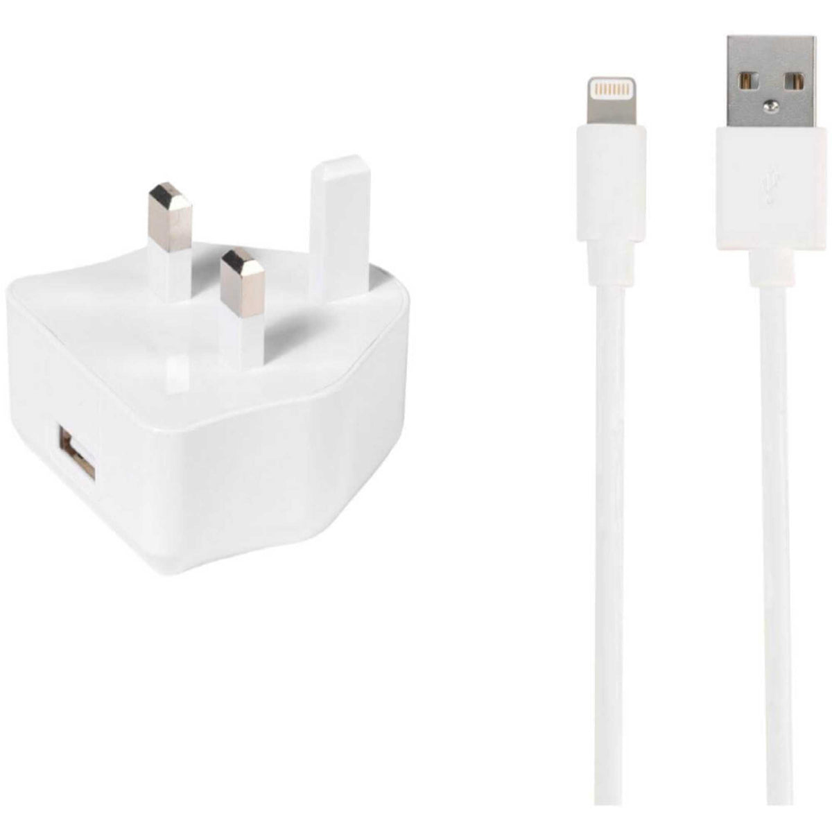 Vivanco 61796 USB Charger Kit with 1.2m Lightning USB Cable