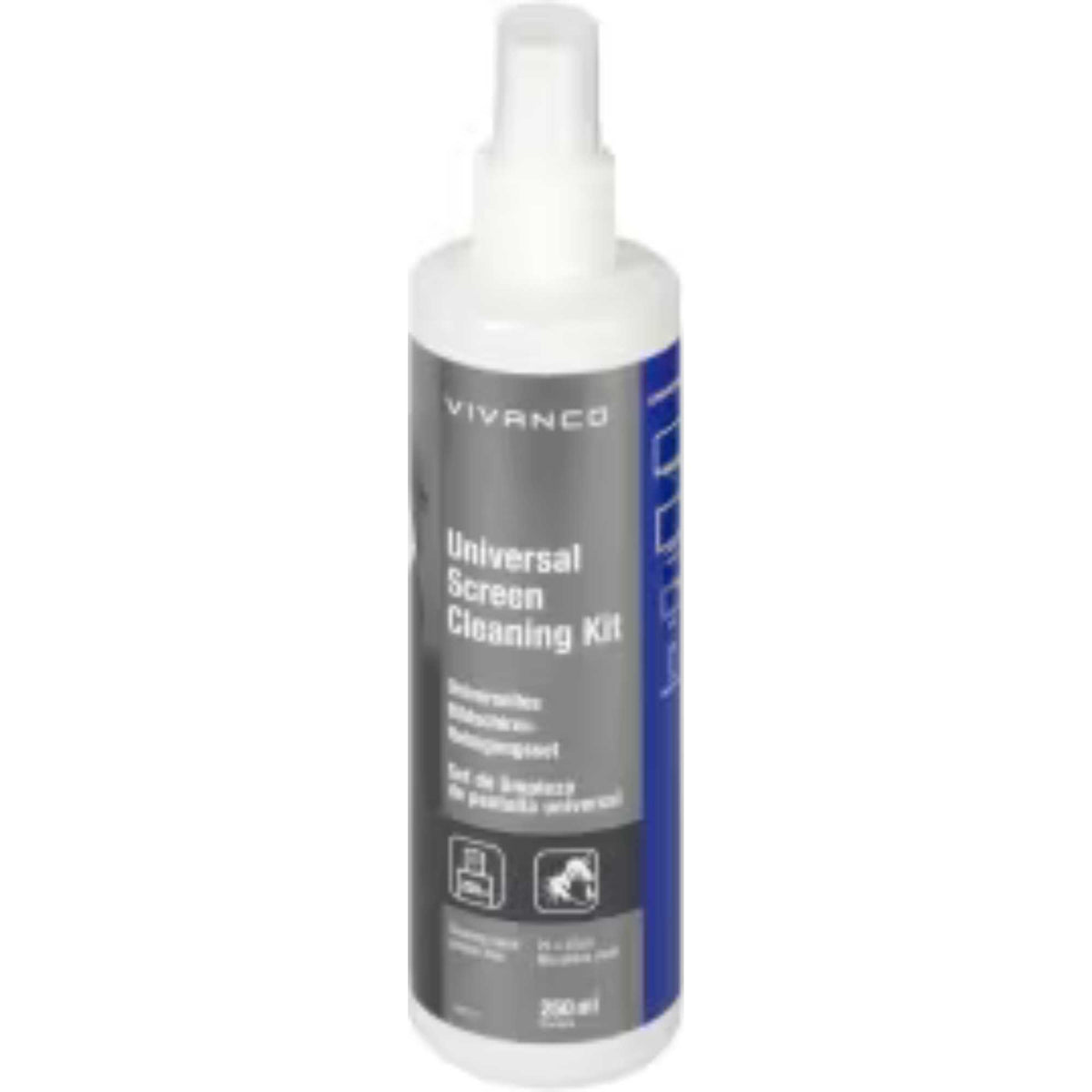 Vivanco SCREENCLEAN250 250ml Universal Screen Cleaning Kit with Microfiber Cloth