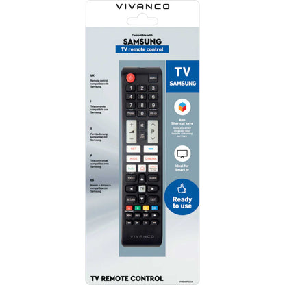 Vivanco VVREMOTESAM Remote Control for Samsung TVs