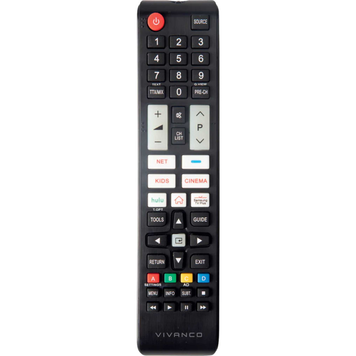 Vivanco VVREMOTESAM Remote Control for Samsung TVs