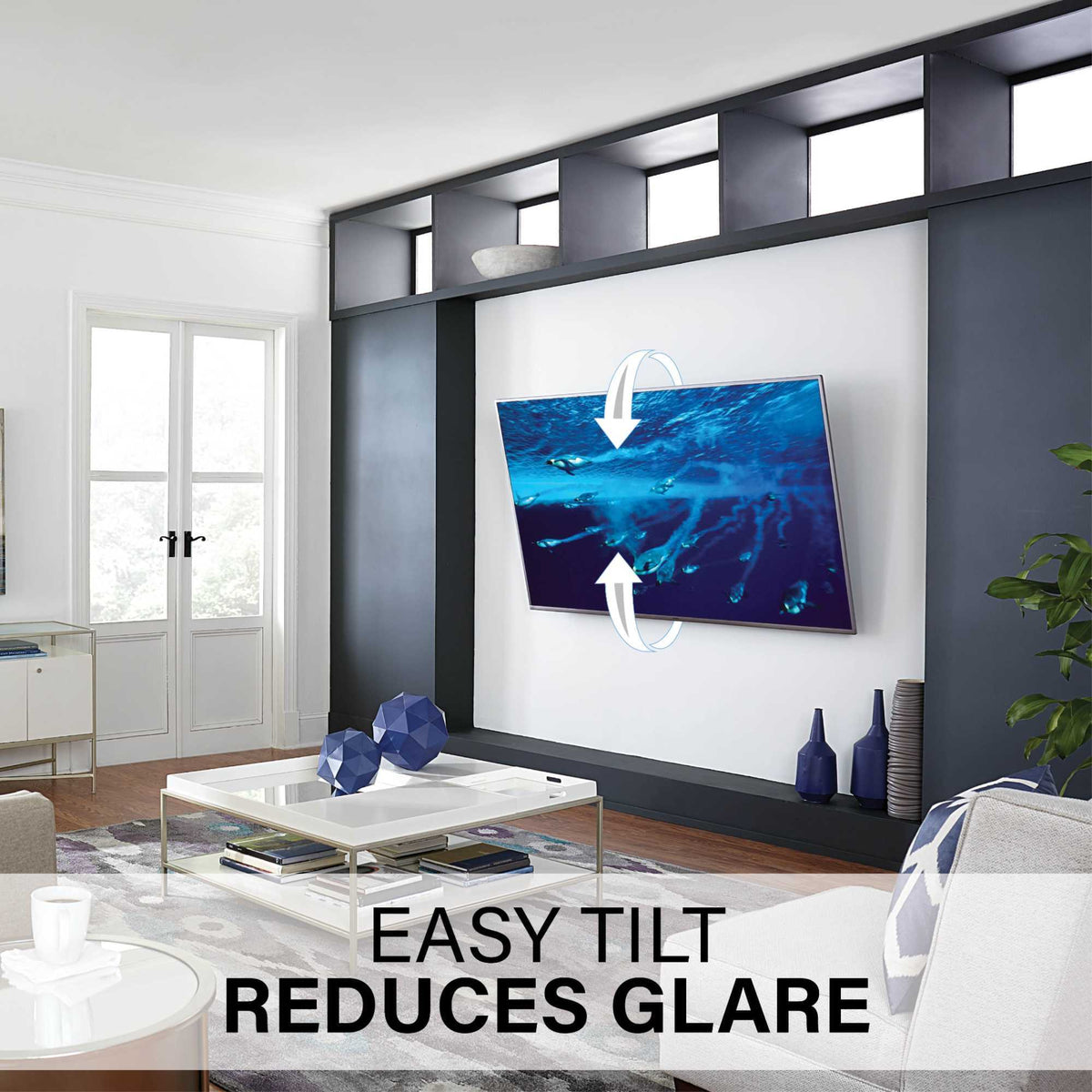 Sanus VXT7-B2 Tilting TV Wall Mount for 65"-140" TVs - Black