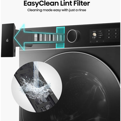Hisense WD5I1245BBRH 5i Series 12/8kg 1400rpm Washer Dryer - Black